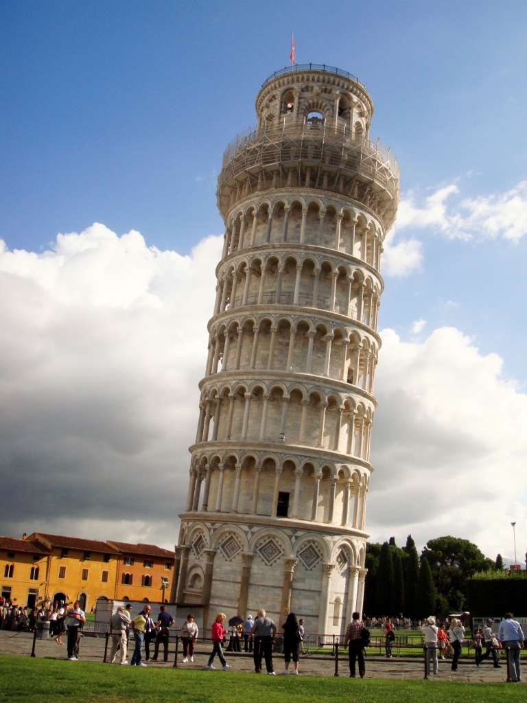The famous Leaning Tower of Pisa